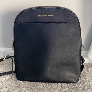 Black Michael Kors Backpack